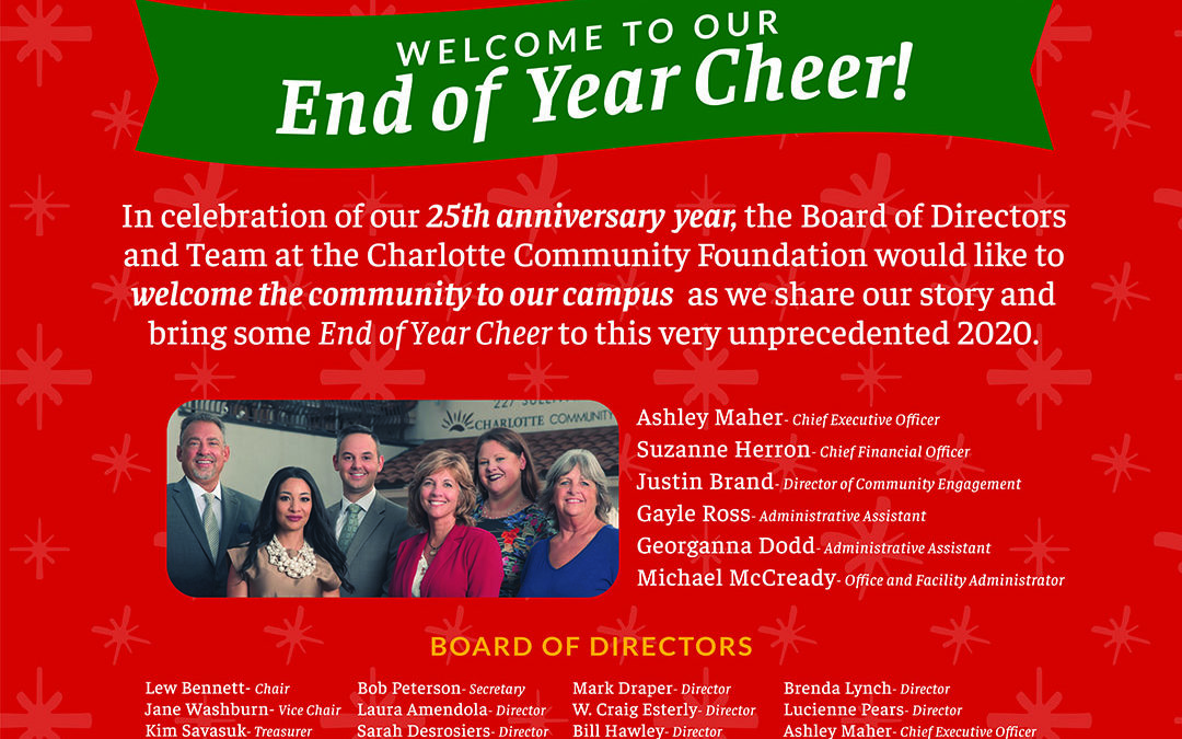 End of Year Cheer – Charlotte Community Foundation