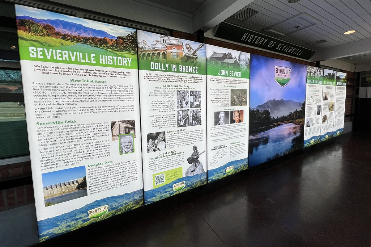 Photo of Exhibit at Sevierville Visitors Center